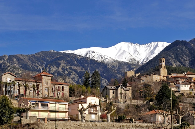 Village de Vernet les Bains, Languedoc Roussillon, Pyrénées Orientales, France