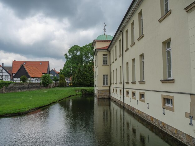 Photo le village de westerholt dans la région de la ruhr