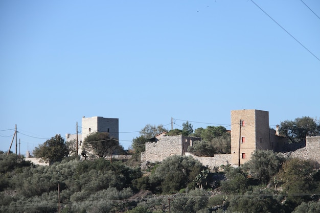 Ville d'Aeropoli à Mani Grèce