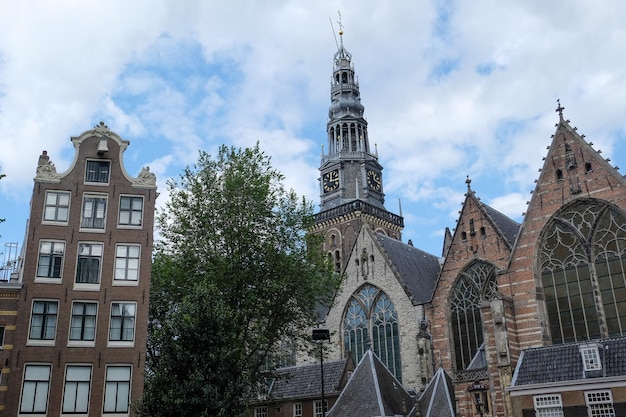 Photo la ville d'amsterdam aux pays-bas.