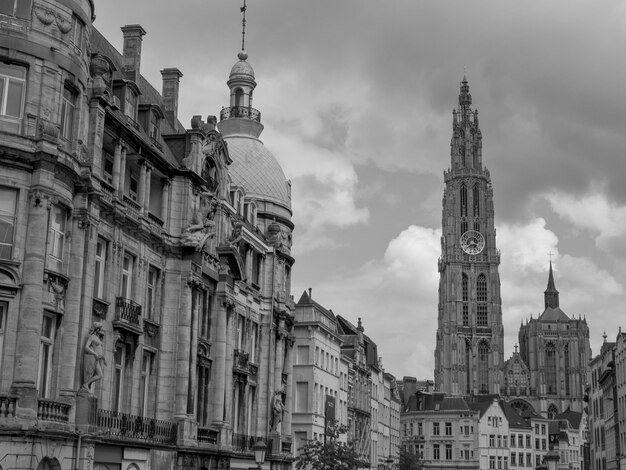 ville d'Anvers en Belgique