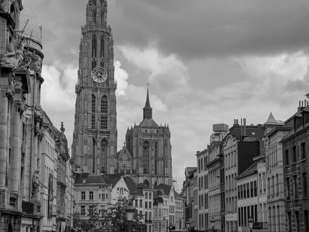 ville d'Anvers en Belgique