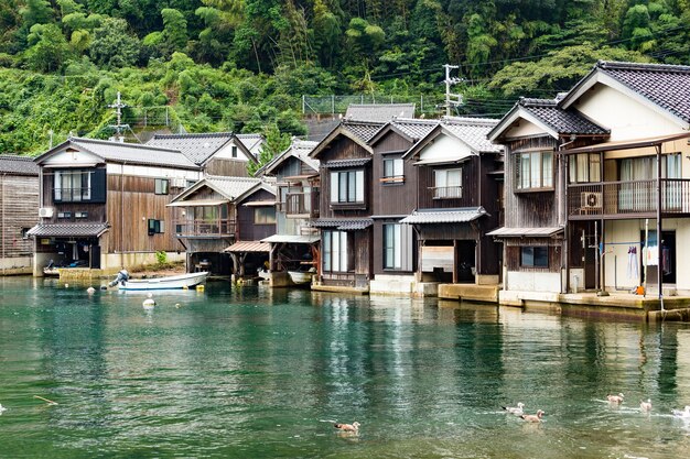 Ville balnéaire à Ine-cho de la ville de Kyoto