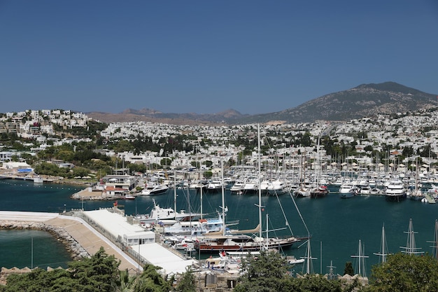 La ville de Bodrum dans la ville de Mugla Turquie