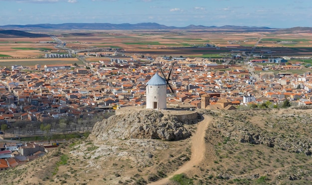 Ville de Consuegra dans la province de Tolède, Espagne