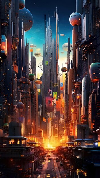 la ville du futur par personne