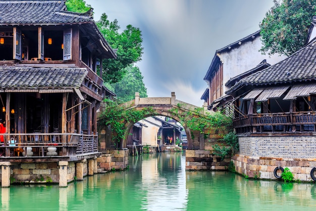 Ville de l&#39;eau de Jiangnan, Wuzhen