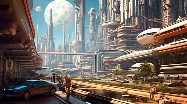 Une ville est la ville la plus futuriste du monde.