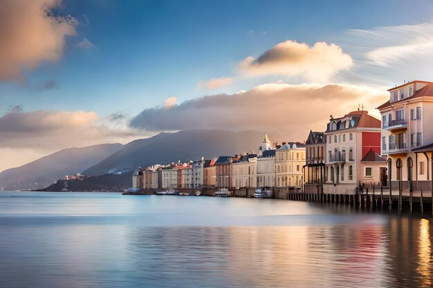 Une ville est une ville située sur la côte.