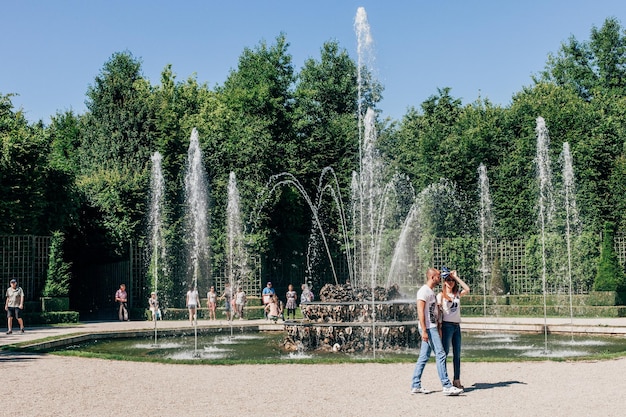 Ville française de Versailles, château et jardin de Versailles