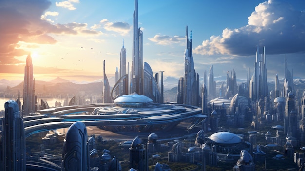 Une ville futuriste