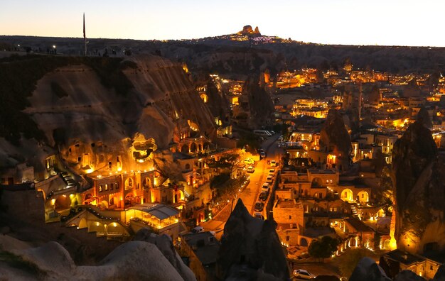 La ville de Göreme en Cappadoce Nevsehir Turquie