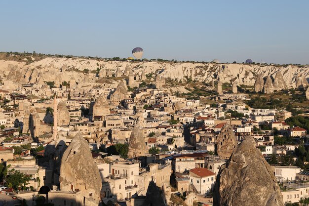 Ville de Göreme en Cappadoce