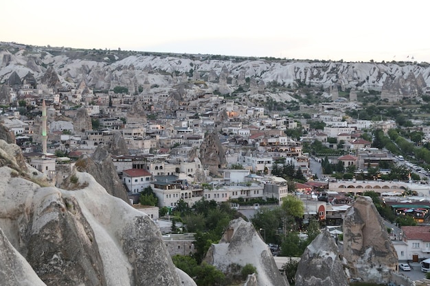 Ville de Göreme en Cappadoce