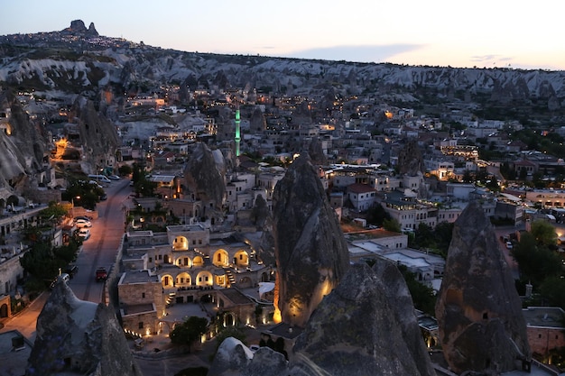 Ville de Göreme en Cappadoce