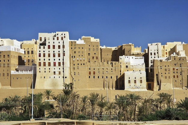 La ville des gratte-ciel médiévaux Shibam Wadi Hadramaout Yémen