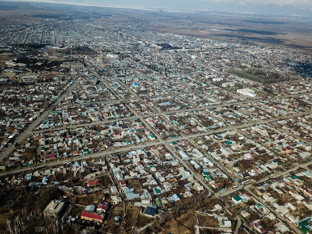 Ville de Karakol au Kirghizistan