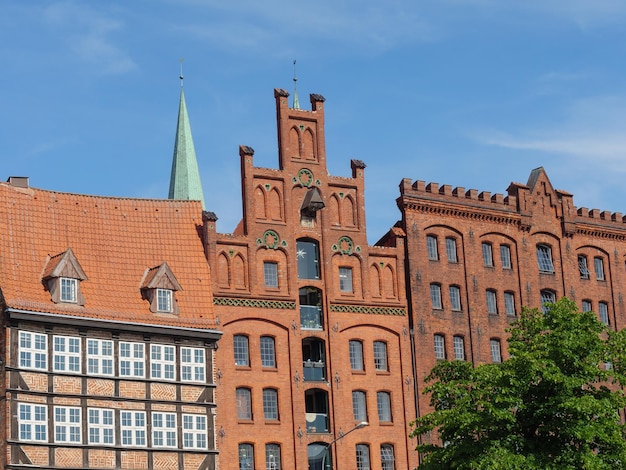 la ville de Lübeck dans le SchlewsigHolstein sur la mer Baltique