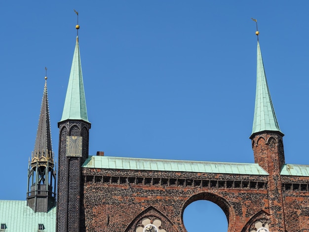 la ville de Lübeck dans le SchlewsigHolstein sur la mer Baltique