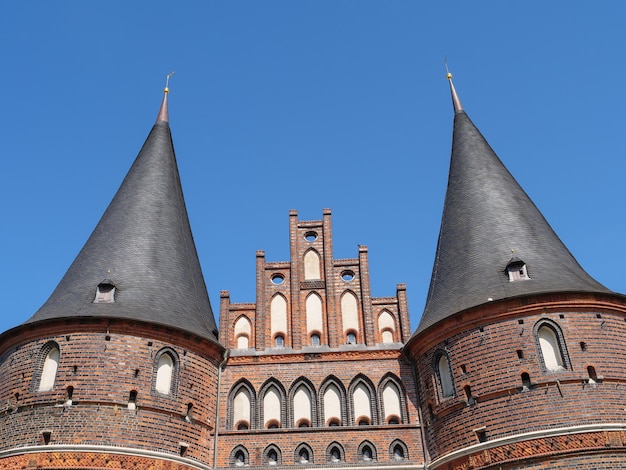 Photo la ville de lübeck dans le schlewsigholstein sur la mer baltique