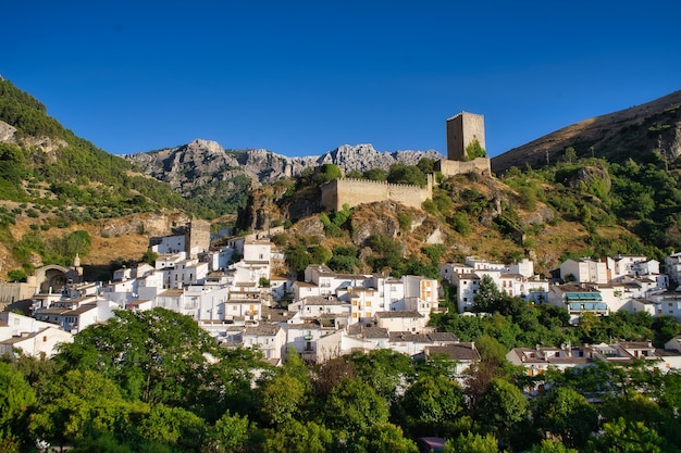 Ville médiévale de Cehegin à Murcie Espagne photographie aérienne