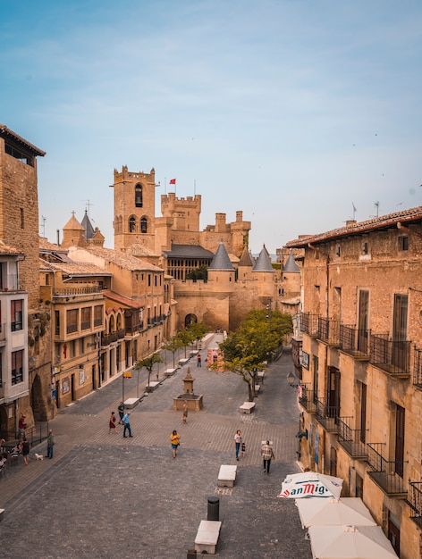 Ville médiévale de La Olite en Navarre.