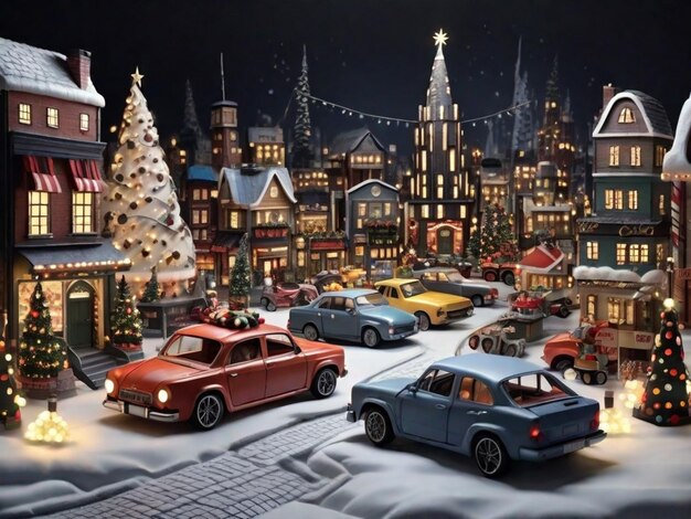 La ville de Noël en miniature