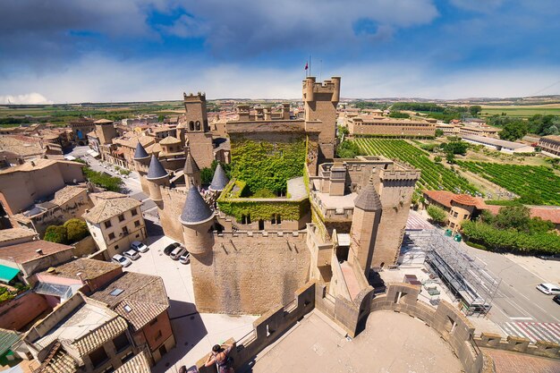 Ville d'olite. Navarre. Espagne