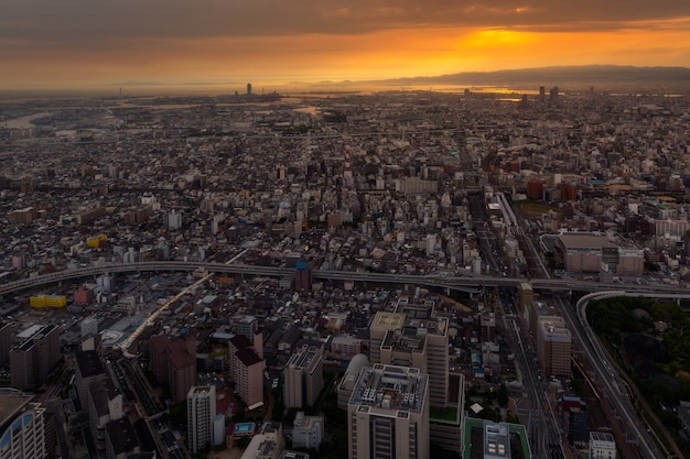 Ville d&#39;Osaka de Abeno Harukas