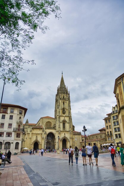 Ville d'Oviedo dans les asturies en espagne