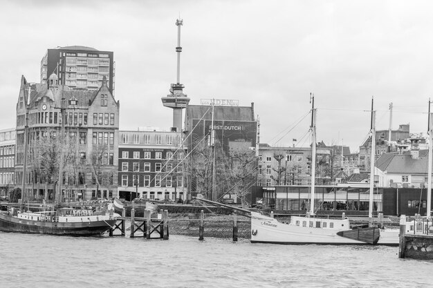 Photo la ville de rotterdam aux pays-bas