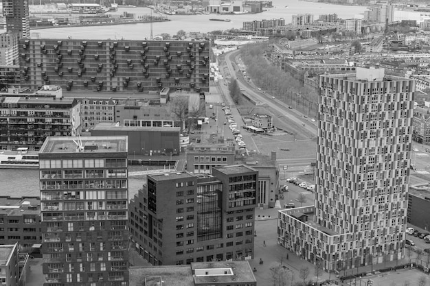 Photo la ville de rotterdam aux pays-bas