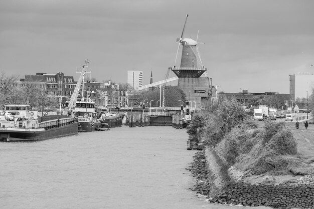 Photo la ville de rotterdam aux pays-bas