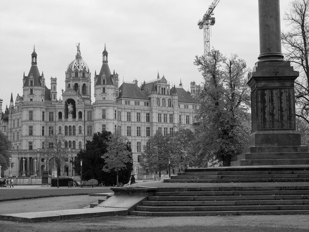 la ville de Schwerin dans le Mecklembourg-Vorpommern en Allemagne