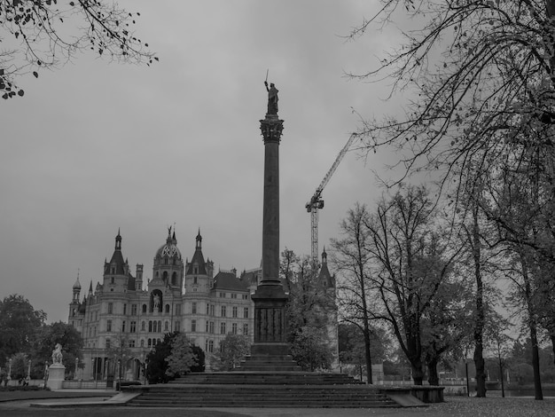 la ville de Schwerin dans le Mecklembourg-Vorpommern en Allemagne