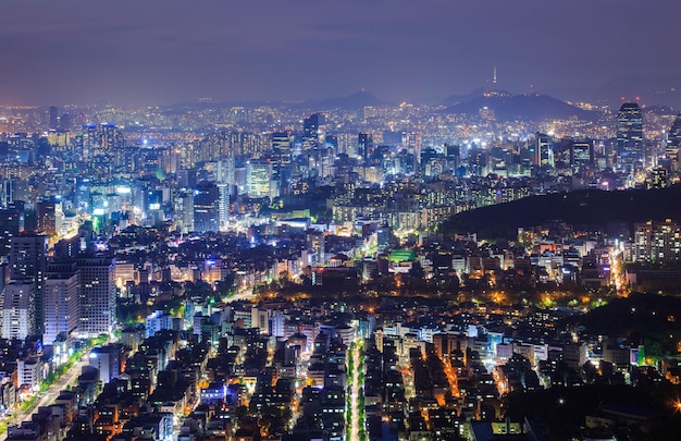 La ville de Séoul en Corée du Sud