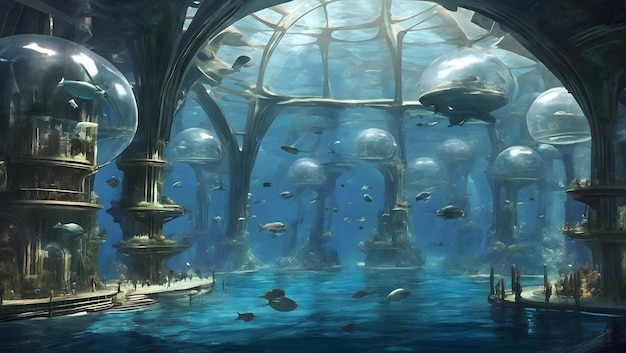La ville sous-marine d'Atlantaria