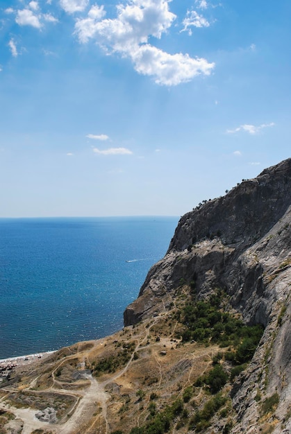 Ville de Sudak en Crimée, Ukraine