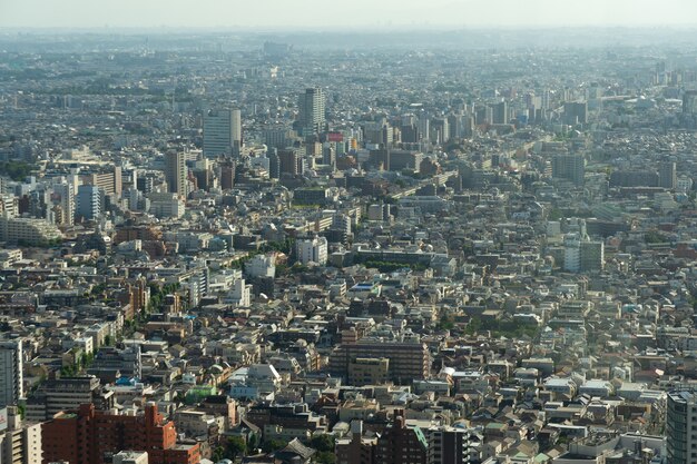 Ville de Tokyo aérienne.