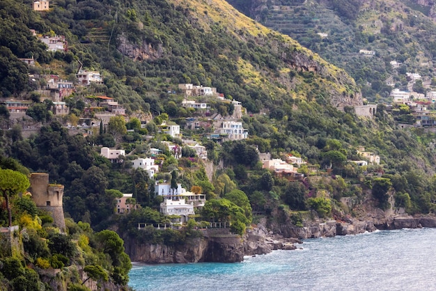 Ville touristique de Positano sur la côte amalfitaine Italie