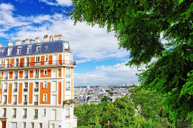 Photo ville, vue urbaine de paris.france.