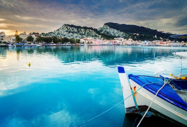 La ville de Zaante Zakinthos Grèce