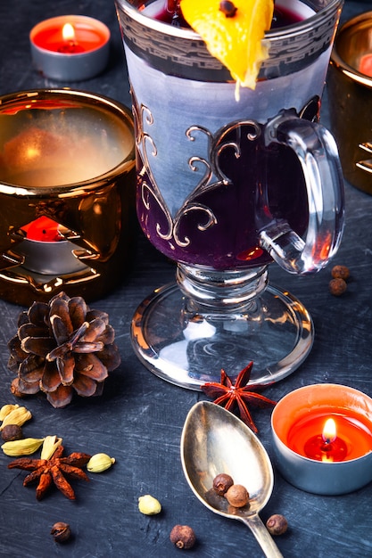 Vin chaud d&#39;hiver