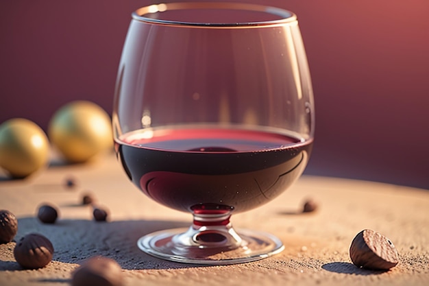Vin rouge lafite verre à vin gobelet élégant romantique boisson fond d'écran illustration