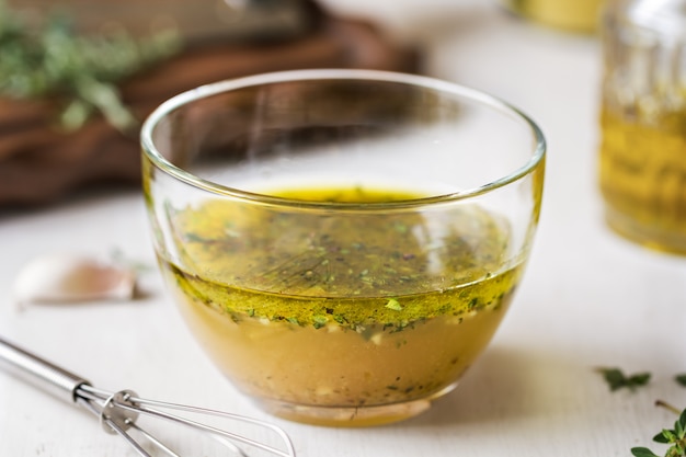 Vinaigrette maison aux herbes