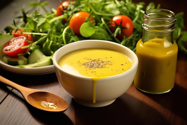 Vinaigrette à la moutarde et au miel Repas santé