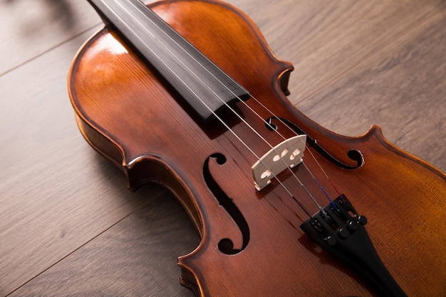 Vintage de violon de musique classique