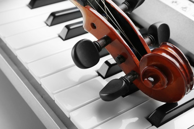 Violon et piano se bouchent