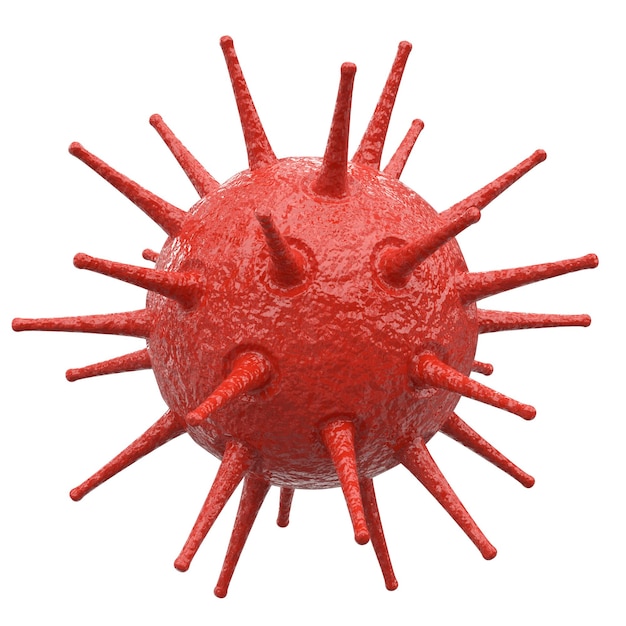 Virus 3D Élément 3D de la maladie du virus Corona Illustration 3D