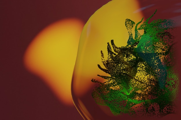 Le virus du coronavirus Covid 19 propage le rendu 3D